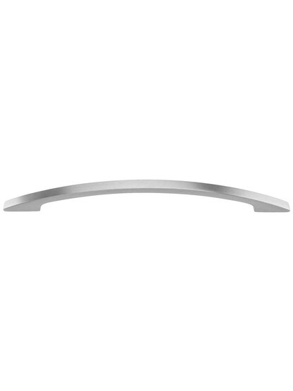 Oval Cabinet Pull - 8'' Center-to-Center in Satin Nickel.